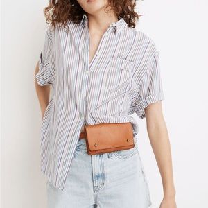 Madewell Chronicle Shirt in Rainbow Stripe
